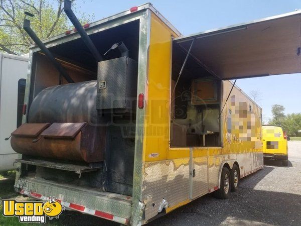 2014 -  36' BBQ Concession Trailer with Porch