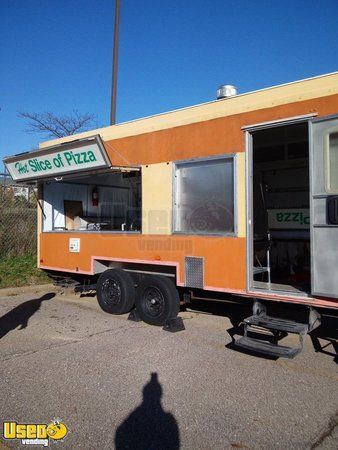 Fully Self-Contained and Turnkey Ready 8' x 20' Pizza Concession Trailer