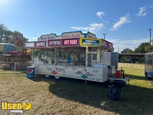 Nicely-Equipped 2008 - 8.5' x 20' Carnival Style Food Concession Trailer