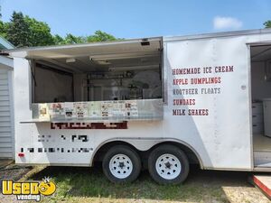 COOL John Deere Tractor Hit n Miss Engine Churn Ice Cream Business w/ Concession Trailer