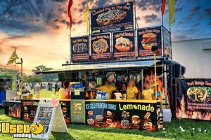 2001 7' x 18' Wells Cargo Kitchen Food Concession Trailer with Fire Suppression