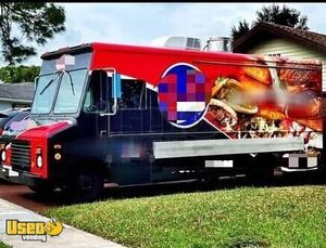 Well Equipped - 25' GMC P30 All-Purpose Food Truck with Fire Suppression System