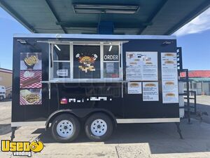 2025 8' x 14' Mobile Kitchen Food Concession Trailer with Fire Suppression System