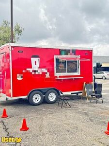 Well Equipped - 2024 8' x 16' Kitchen Food Concession Trailer with Fire Suppression System
