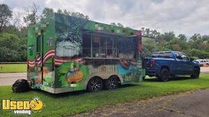 2015 9.5' x 13.5' Kitchen Food Concession Trailer with Fire Suppression System