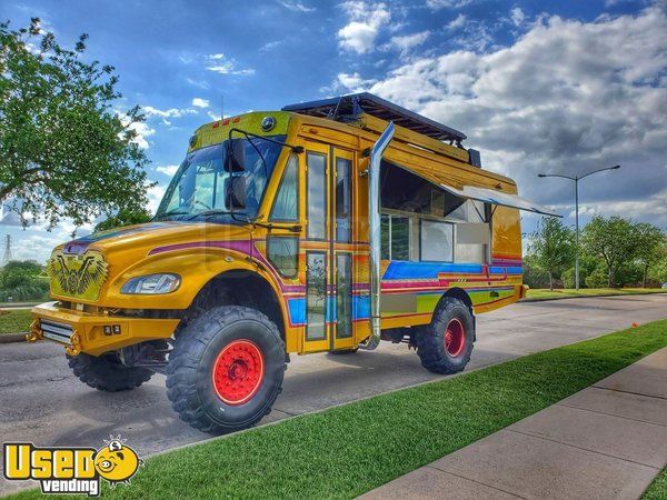 Custom-Built 2010 26' Freightliner School Bus Mobile Kitchen Conversion