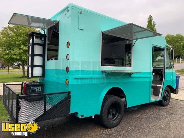 Low Mileage GMC Diesel Step Van Food Truck with a Commercial Kitchen