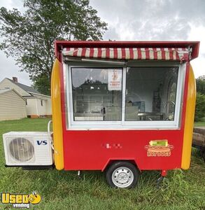 Compact 2018 8' Long Never Used Street Food Vending Concession Trailer