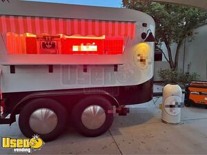 2024 7.5' x 10.5' Horse Trailer Concession Conversion | Soft Serve Ice Cream Trailer