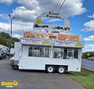 16' Shantz Carnival Style Concession Trailer w/ Giant Marquee + Fire Suppression System