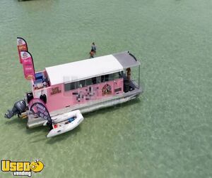 2021 Monarch Tritoon All-Purpose Food Boat with 2 Inflatable Dinghies | Food Concession Unit