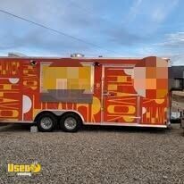 2021 8' x 22' Kitchen Food Concession Trailer with Pro-Fire System