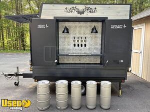 2025 5' x 8' Mobile Draft Bar Trailer Beverage Concession Unit w/ Solar Power