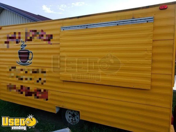 Very Clean 7.5' x 18' Multi-Use Food Concession Trailer Mobile Food Unit
