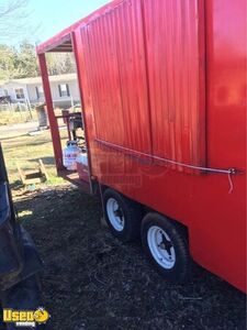 8' x 20' Food Concession Trailer with Porch Used Mobile Kitchen