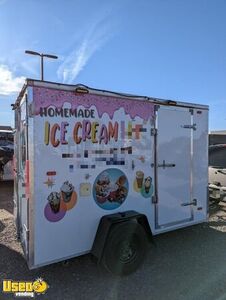 2015 Look 7' x 14' Ice Cream Concession Trailer / Mobile Ice Cream Parlor