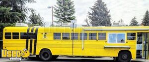 Newly Painted 40' Bluebird Diesel Bustaurant Food Truck with Bathroom