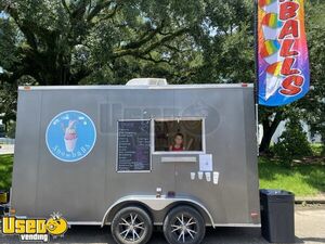 2014 Covered Wagon 7' x 14' Shaved Ice Trailer w/ Lightly Used 2021 Interior