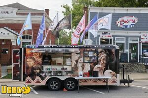 Lightly Used 2019 8.5 x 16 Wells Cargo Kitchen Food Concession Trailer Mobile Vending Unit