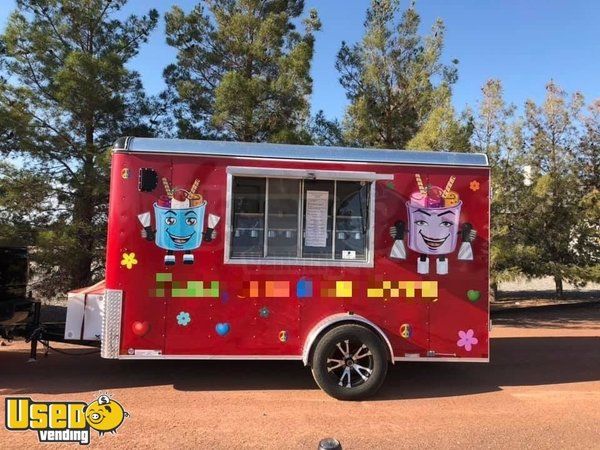 2018-6' x 12' Ice Cream Concession Trailer with 2019 Kitchen