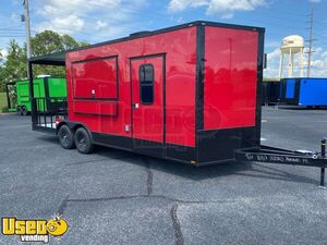 NEW Ready to Outfit 8.5' x 14' Empty Food Concession Trailer with 8' Porch