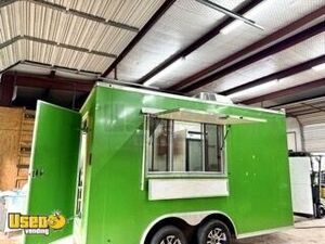 2019  8.5' x 14' Kitchen Food Trailer with Fire Suppression System | Concession Trailer