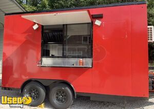 2024 8' x 14' Kitchen Food Concession Trailer with Pro Fire System