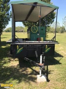 Corn Roasting Machine with Trailer Used Corn Roasting Trailer