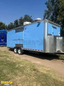 Like New - 8' x 25' Street Vending Unit - Kitchen Food Concession Trailer