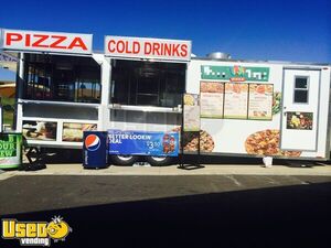 Fully Equipped - Gooseneck 2014 8.5' x 30' Concession Nation Pizza Trailer