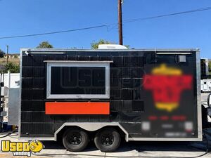 2024 8' x 16' Kitchen Food Concession Trailer with Fire Suppression & HCD Insignia