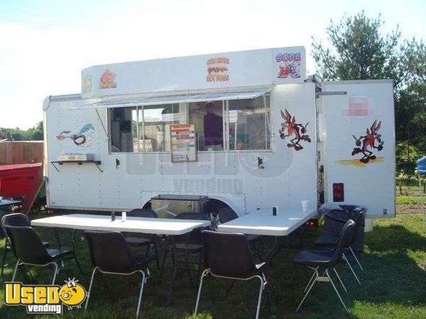 1999- 16' Car Mate Custom Concession Trailer