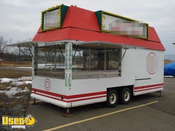 Waymatic 20' Italian Ice Concession Trailer