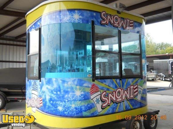2005 - 10' x 7' Snowie Sno-Cone Shaved Ice Concession Trailer
