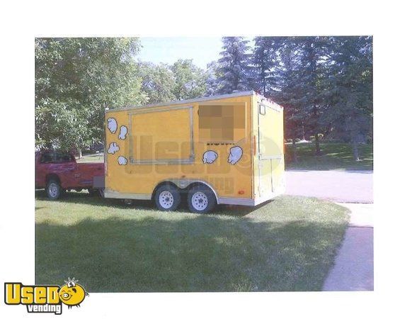 2012 - 8.5' x 14' Kettle Korn Concession Trailer with Cooker