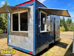 2012 - 7.5' x 17' Used Mobile Kitchen / Food Concession Trailer