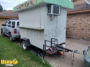 Compact 5' x 8' Mobile Food Concession Trailer/Street Food  Taco Trailer