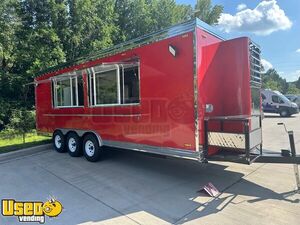 NEW - 2025 8' x 26'  Kitchen Food Trailer | Never Been Used Concession Trailer