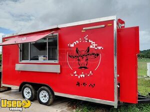2022 8' x 16' Kitchen Food Concession Trailer with Fire Suppression System
