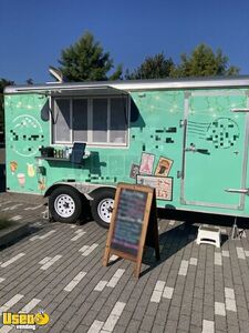 Turnkey - 2018 7' x 16' Crepe Concession Trailer Mobile Vending Unit