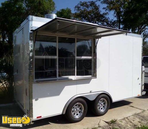 2011 - 14' x 7' Worldwide MFG. Concession Trailer