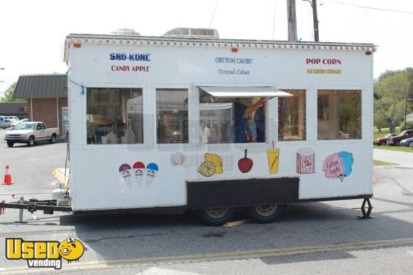 16' Shaved Ice / Food Concession Trailer