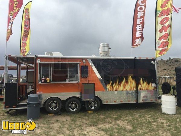 2016 - 8.5' x 24' Food Concession Trailer with Porch