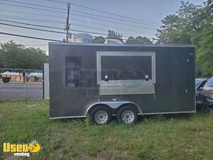 Practically NEW 2019 - 7' x 16'  Mobile Kitchen Food Concession Trailer