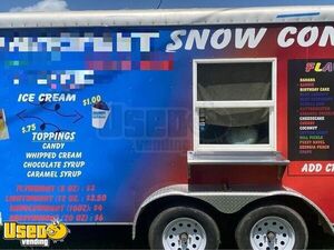 2010 8' x 14' Snowball and Ice Cream Concession Trailer / Shaved Ice Trailer