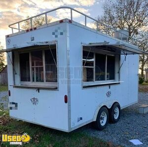 Ready to Serve Used 16' Mobile Food Concession Trailer