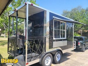 Inspected and Approved 2022 8' x 17' Lightly Used BBQ Trailer with Porch