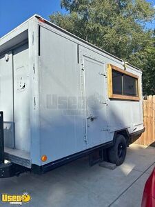 7' x 15' Food Concession Trailer with Newly Built Kitchen