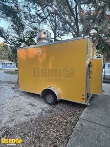 Like New - 2025 7' x 12' Kitchen Food Concession Trailer with Fire Suppression System