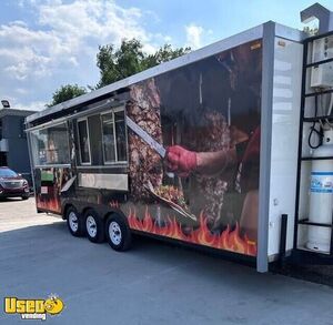 2024 22' Kitchen Food Concession Trailer with Fire Suppression System